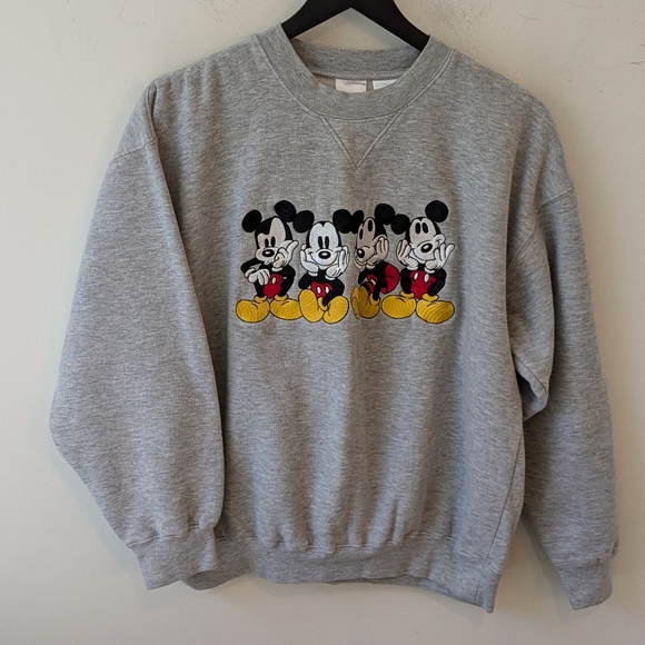Disney Tops - Vintage The Disney Catalog Mickey Mouse Crewneck Sweatshirt Small